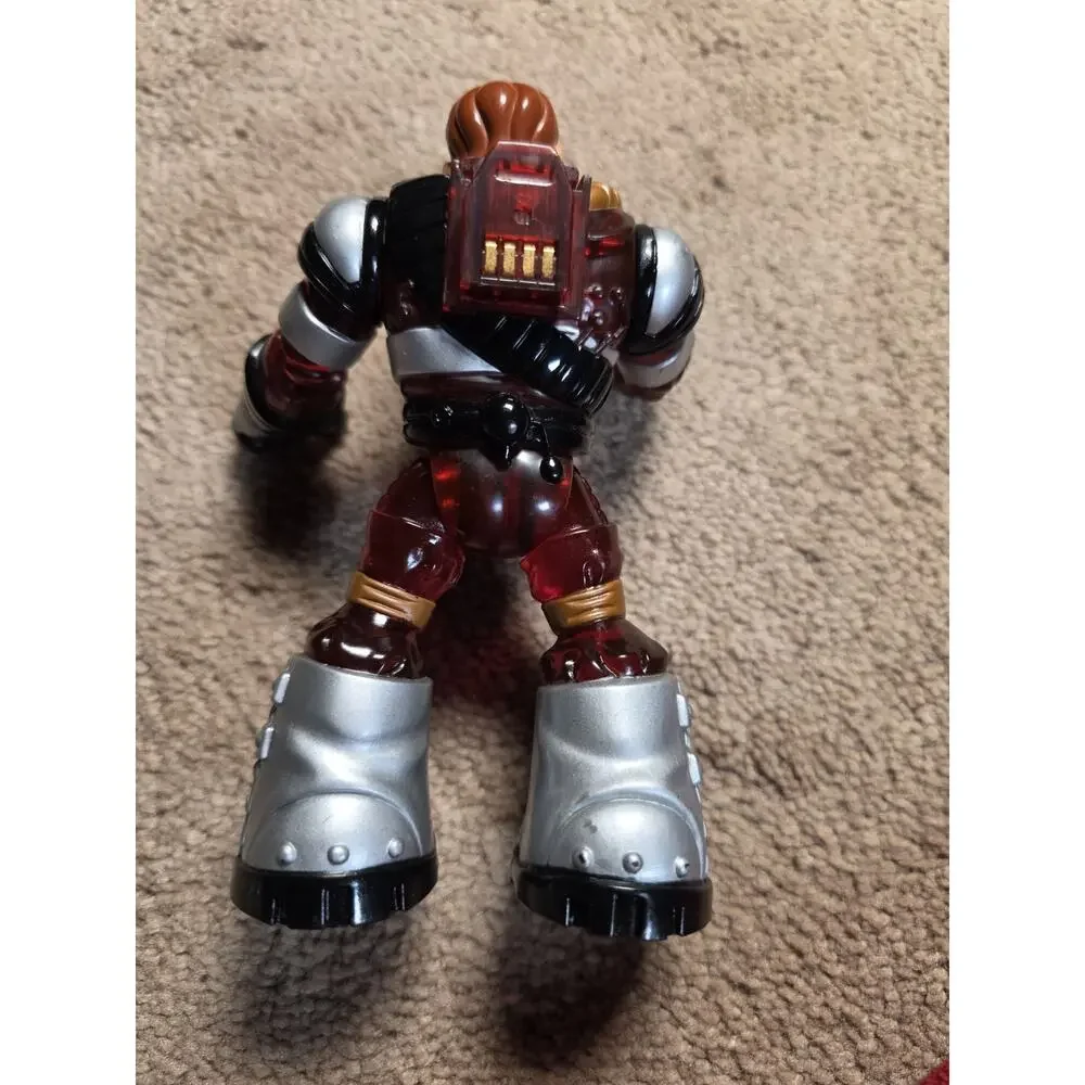 Fisher Price Rescue Heroes Jake Justice Voice Tech Figure Shield Backpack